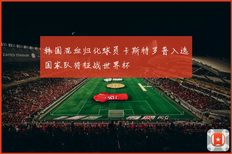 韩国混血归化球员卡斯特罗普入选国家队将征战世界杯